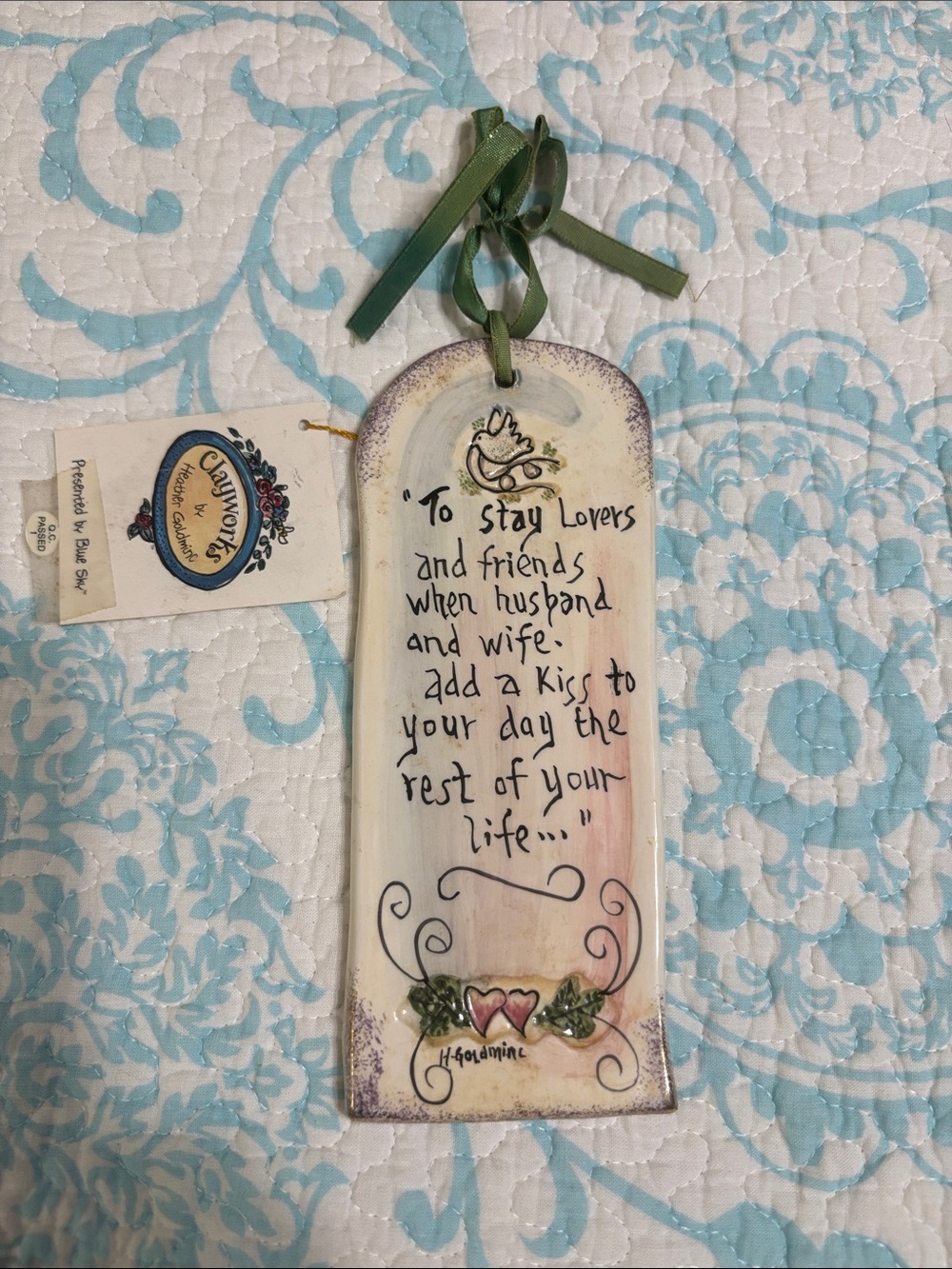 Ceramic Art Collectible by Heather Goldminc